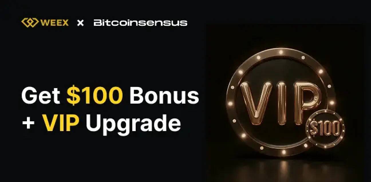 weex signup bonus banner